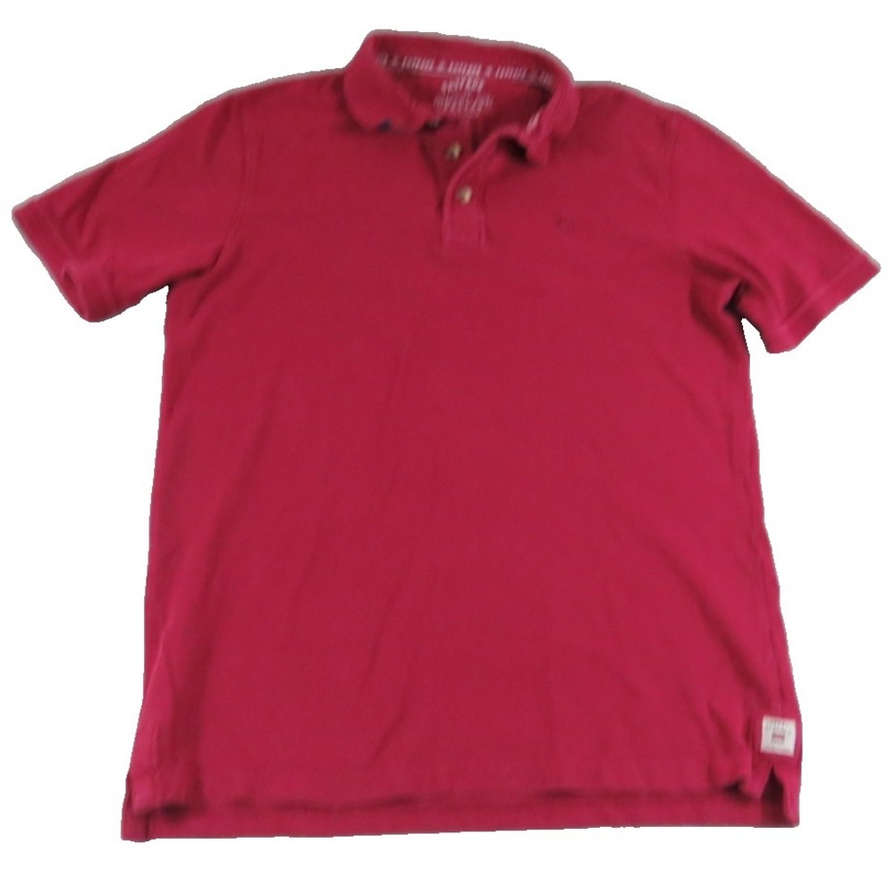 FatFace Mens Large Tall Berry Pink Organic Cotton Pique Polo Shirt UK‎ Brand EUC